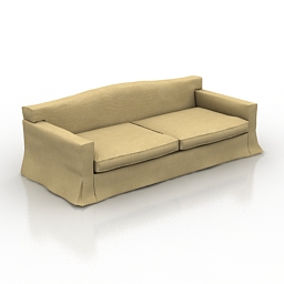 Sofa MERIDIANI 3d model