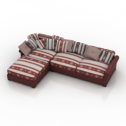 Sofa Mantellassi Aladin 3d model