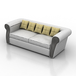 Sofa elsong 3d model