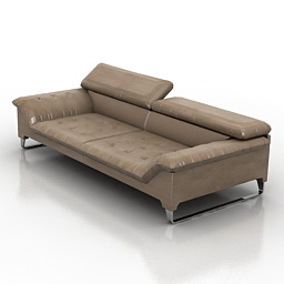 Sofa roche bobois Synopsis 3d model