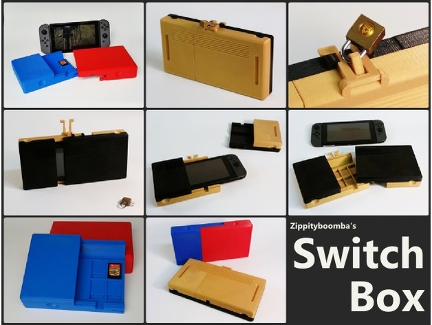 3D Switchbox - Travel Case for Nintendo Switch model