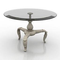 Table cappellini New Antiques 3d model