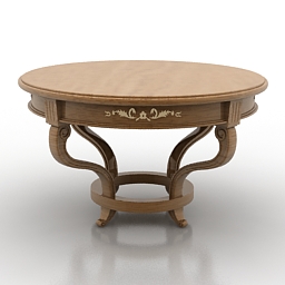 Table round 3d model