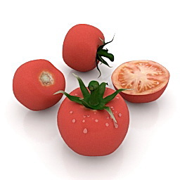 Tomatoes 3d model