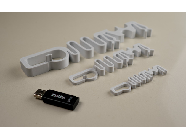 3D Tuggers - Improved - 3 Sizes model