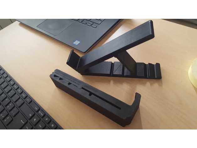 Foldable notebook stand 3D model