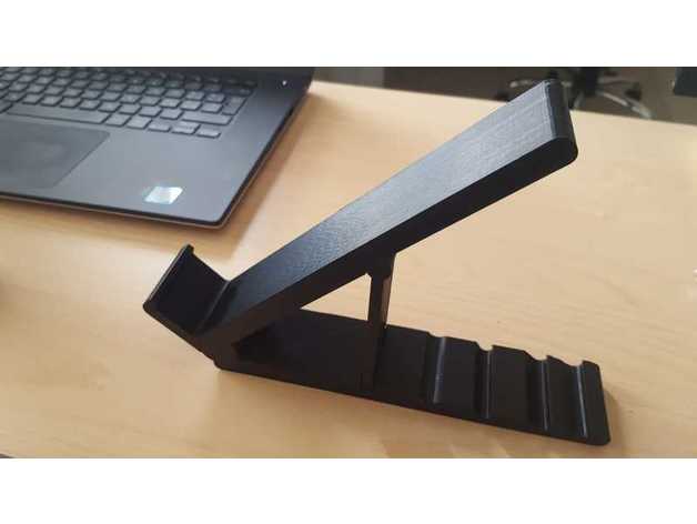 3D Foldable notebook stand model