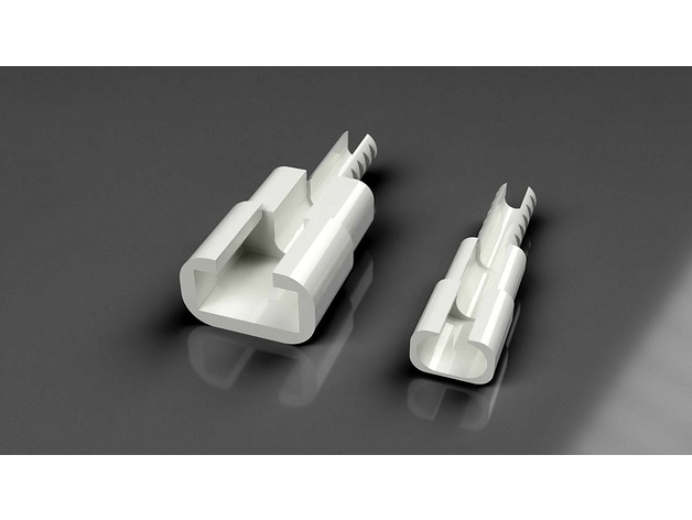 3D iPhone USB Cable Protector model