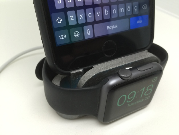 Iphone And Apple Watch Holder Downloadfree3d Com