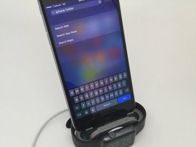 iPhone and Apple Watch holder