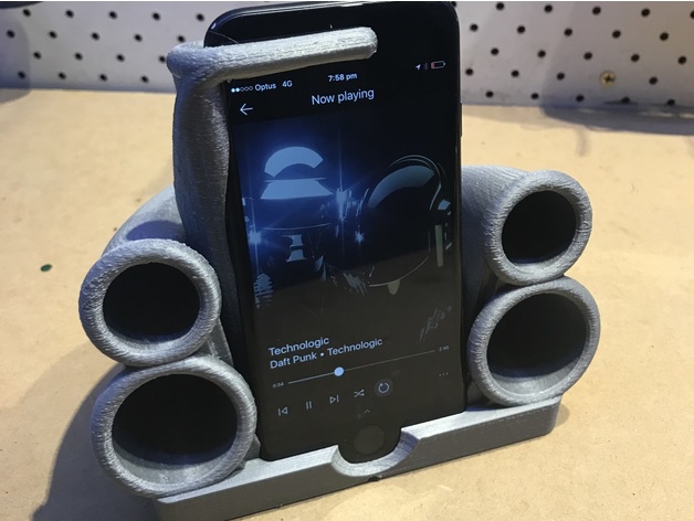 iPhone7 Stereo High-Low Amplifier 3D model