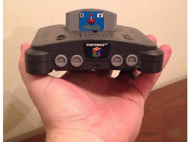 3D Mini N64 RetroPie case model