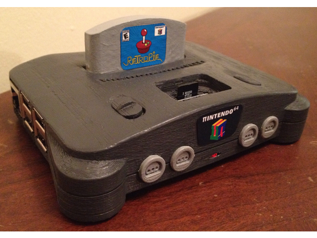 Mini N64 RetroPie case 3D model