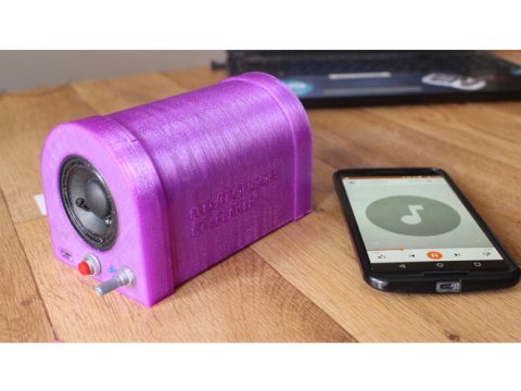 3D printed bluetooth speaker 3D model