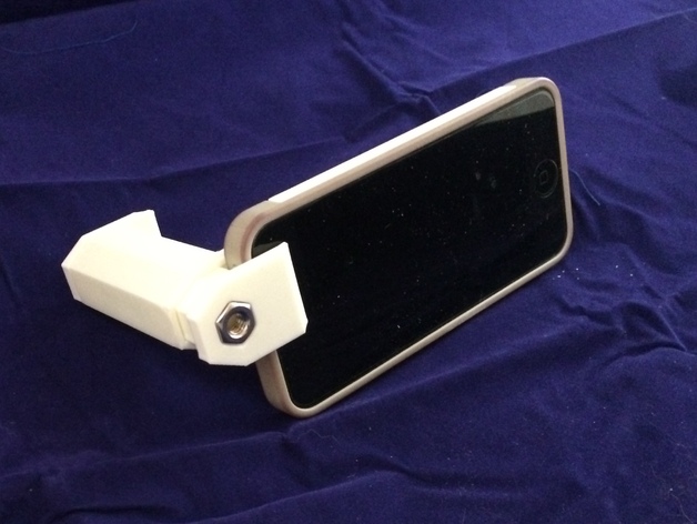 3D Adjustable phone tripod mount/stand model