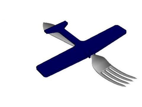 Air Fork One 3D model