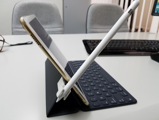 Apple Pencil Holder for Smart Keyboard 3D model