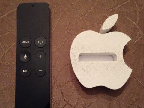 Apple TV Remote Holder 3D model