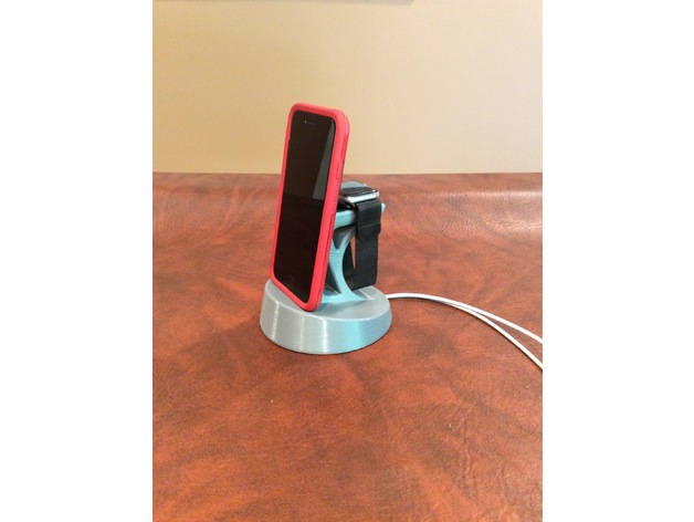 3D iPhone/Apple Watch Charging Stand model