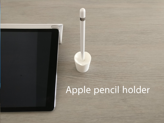 3D Apple pencil holder model