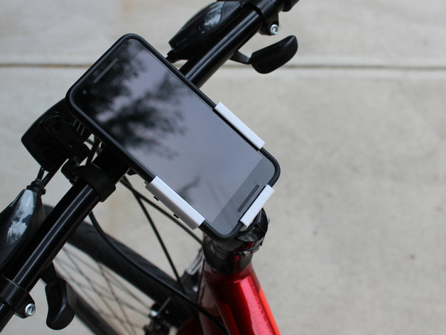 3D Bike Phone Holder (5X + Case) model