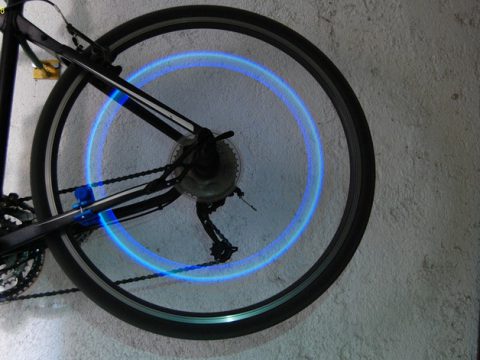 Bike wheel induction safety light 3D model