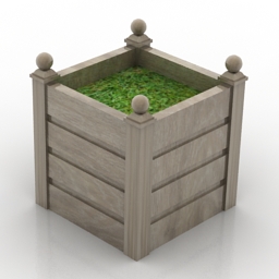 Garden box 3d model