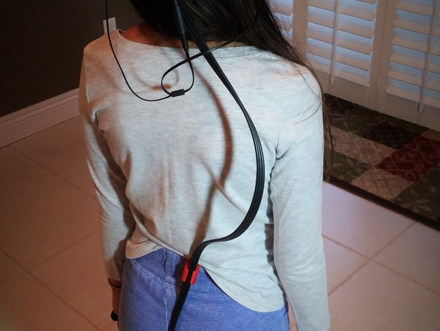 3D HTC Vive - Cable Support - Waist/Belt Clip model