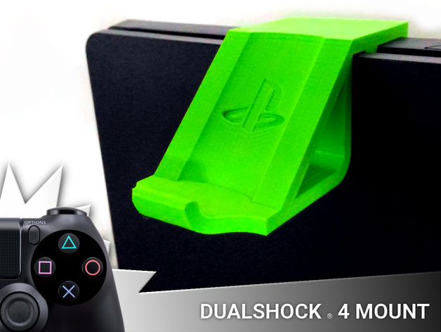DualShock 4 controller mount stand for PlayStation 4 (PS4) slim vertical 3D model