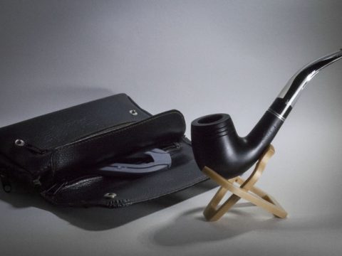 Foldable Pocket Smoking Pipe Holder 3D model
