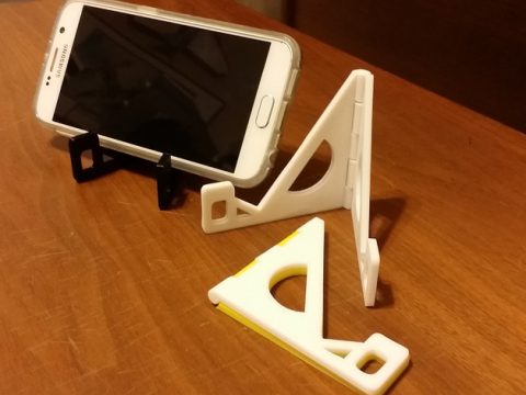 Folding Hinged Phone Stand 3D model
