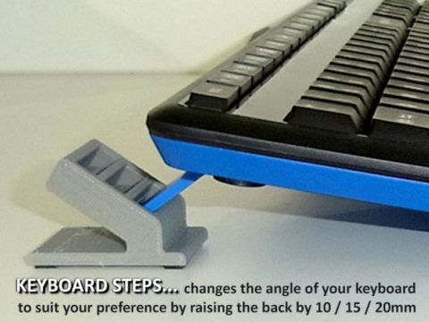 Keyboard Steps - Adjust the Angle of Computer Keyboards 3D model