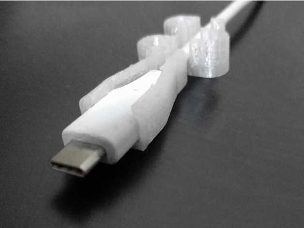 3D LG Nexus 5X USB C Cable Protector model