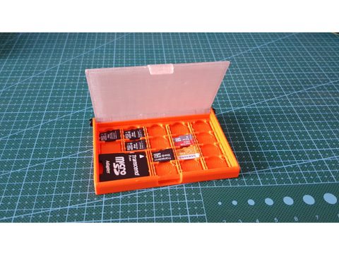 MicroSD Card Box 3D model