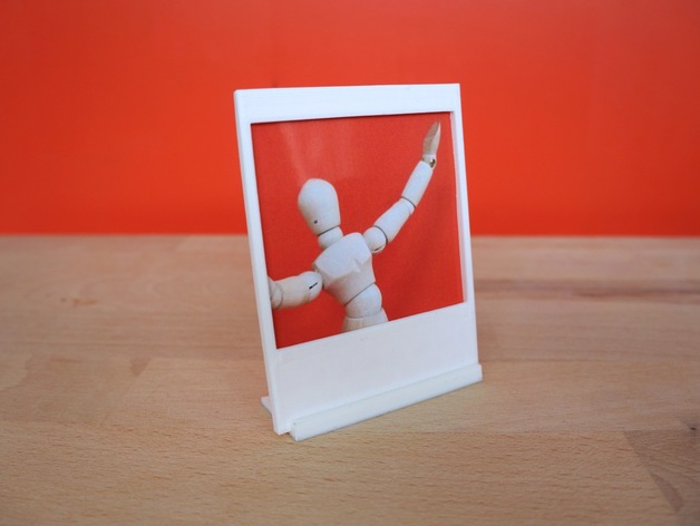 3D Minature Polaroid Camera with Instagram Picture Frame model