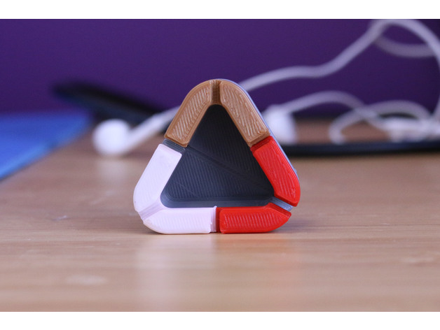 3D Multi-Color Earbud Case model