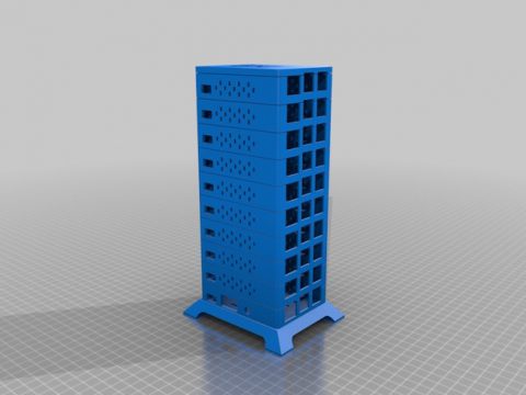 MultiPi -- Raspberry Pi Cluster Case 3D model