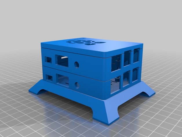 3D MultiPi -- Raspberry Pi Cluster Case model