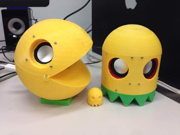 3D Pacman : Pac-Guy USB Stereo Speaker model