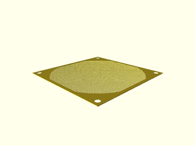 Parametric mesh filter