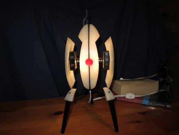 Portal Sentry Turret Desk Lamp 3D model