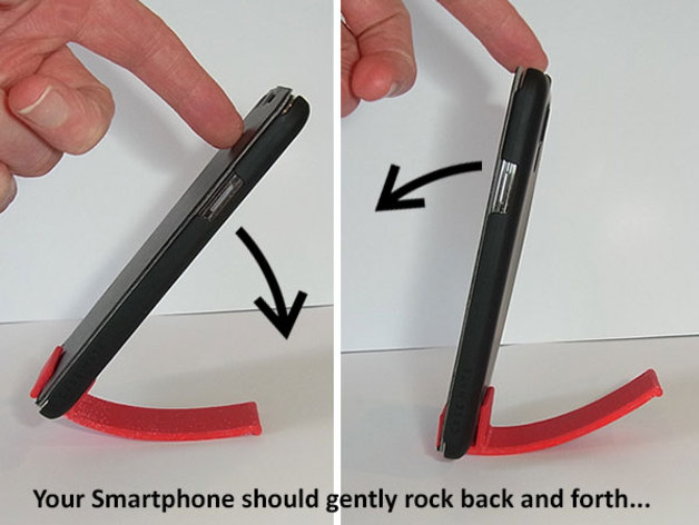 3D Rocking Smartphone Stand model