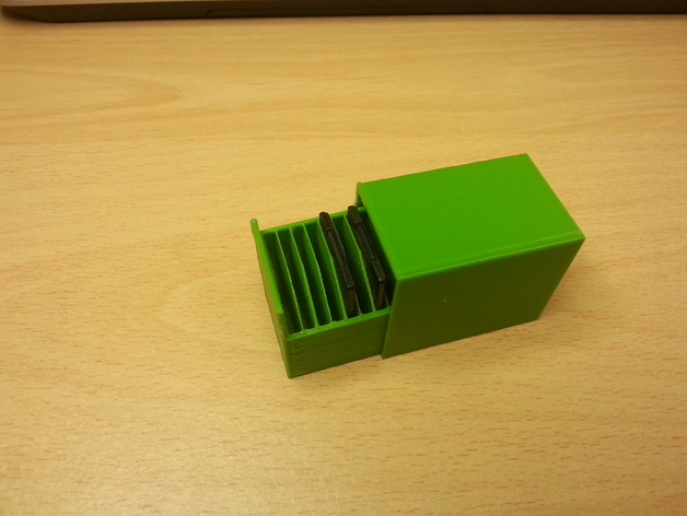 3D SD Card Organizer model