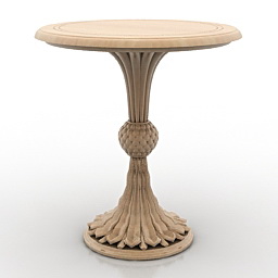 Table Chelini Ciliegio antico 3d model