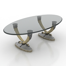 Table Vidal Grau Kenya 3d model