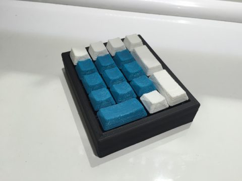 Ten Key Pad Keyboard - Cherry MX Switches 3D model