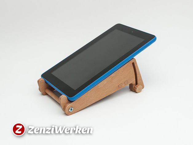 3D Tilting Tablet Stand cnc/laser model