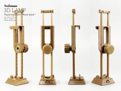 Tripod expansion Phone stand 3D model