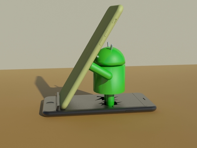 3D Android smartphone holder  model