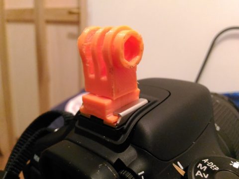 Gopro / canon reflex connector 3D model
